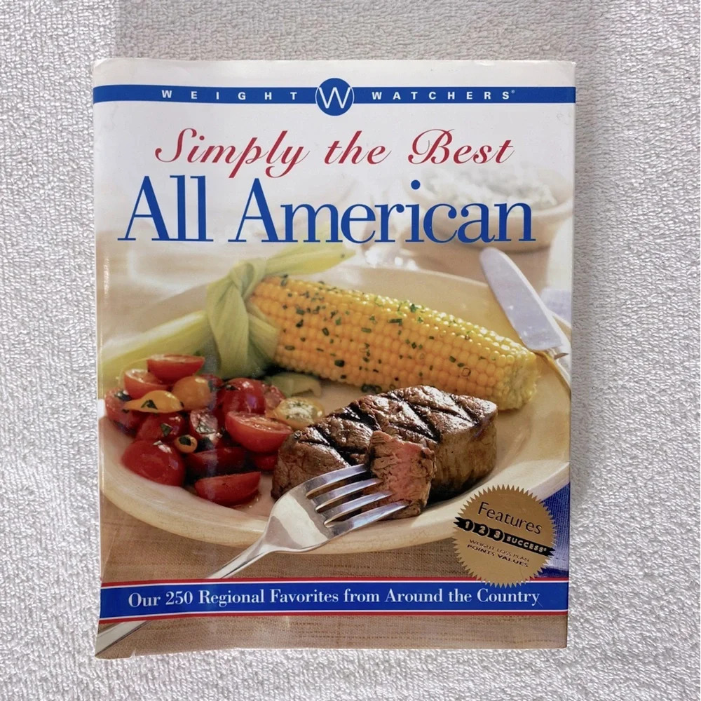 Vintage Weight Watchers Simply The Best All American Hard Cover Cook Book